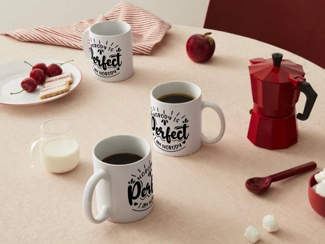 Nobody is perfect Tasse