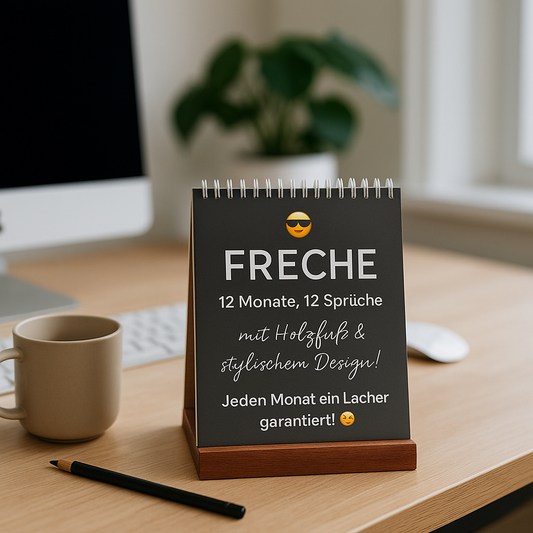 📅 Frecher Tischkalender 2026