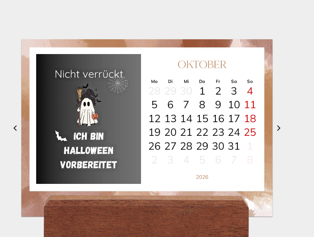 📅 Frecher Tischkalender 2026
