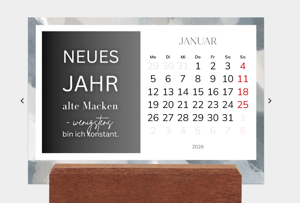 📅 Frecher Tischkalender 2026